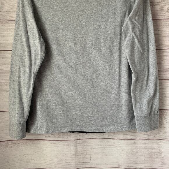 Holiday Time Penguin Gray Long Sleeve Shirt Size Large (12-14) - Picture 13 of 14
